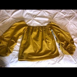 Bubble Sleeve Top off the shoulder